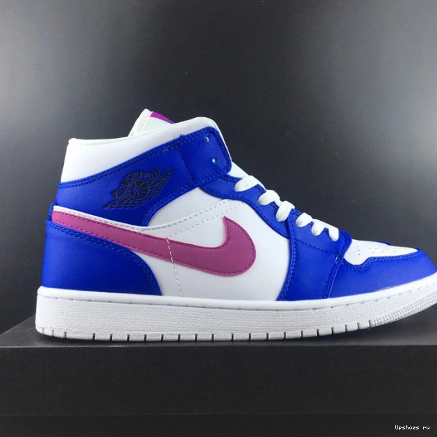 AIR MID JORDAN VIOLET-WHITE 1 ROYAL HYPER HYPER 554724-451 1105
